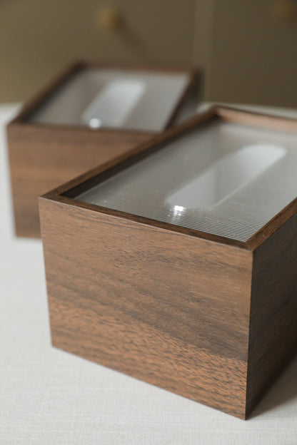 Oak Tissue Box