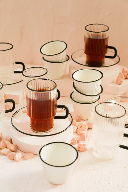 طقم شاي وقهوة - فلوت