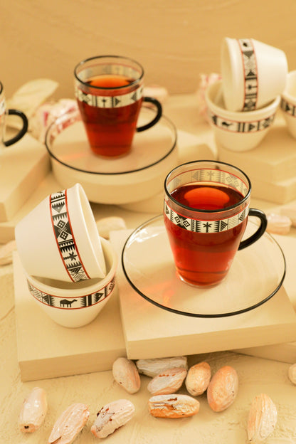 طقم شاي وقهوة - هيريتج